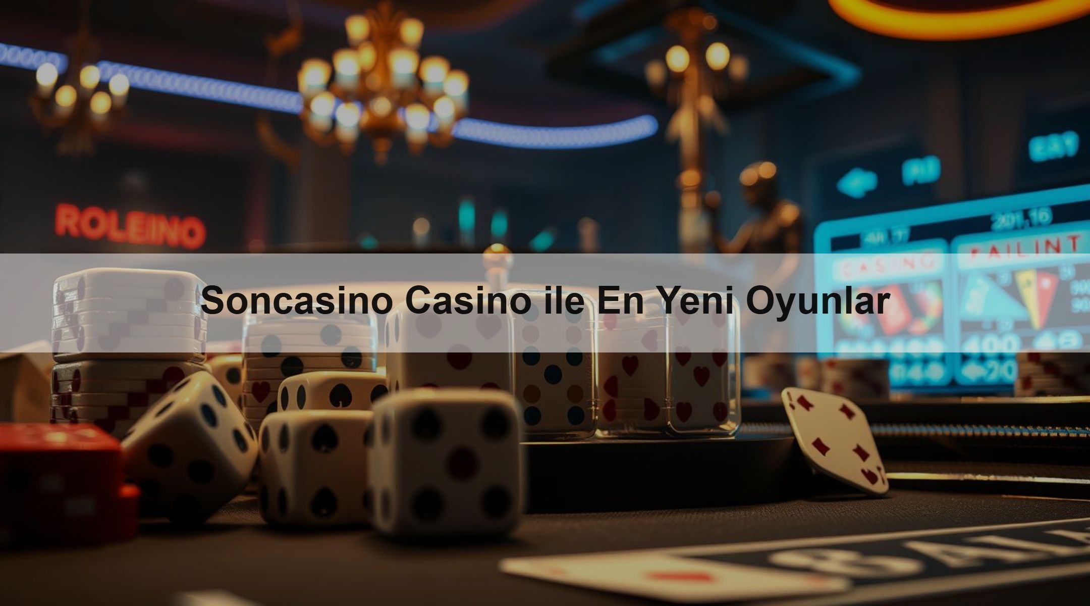 Soncasino Casino ile En Yeni Oyunlar