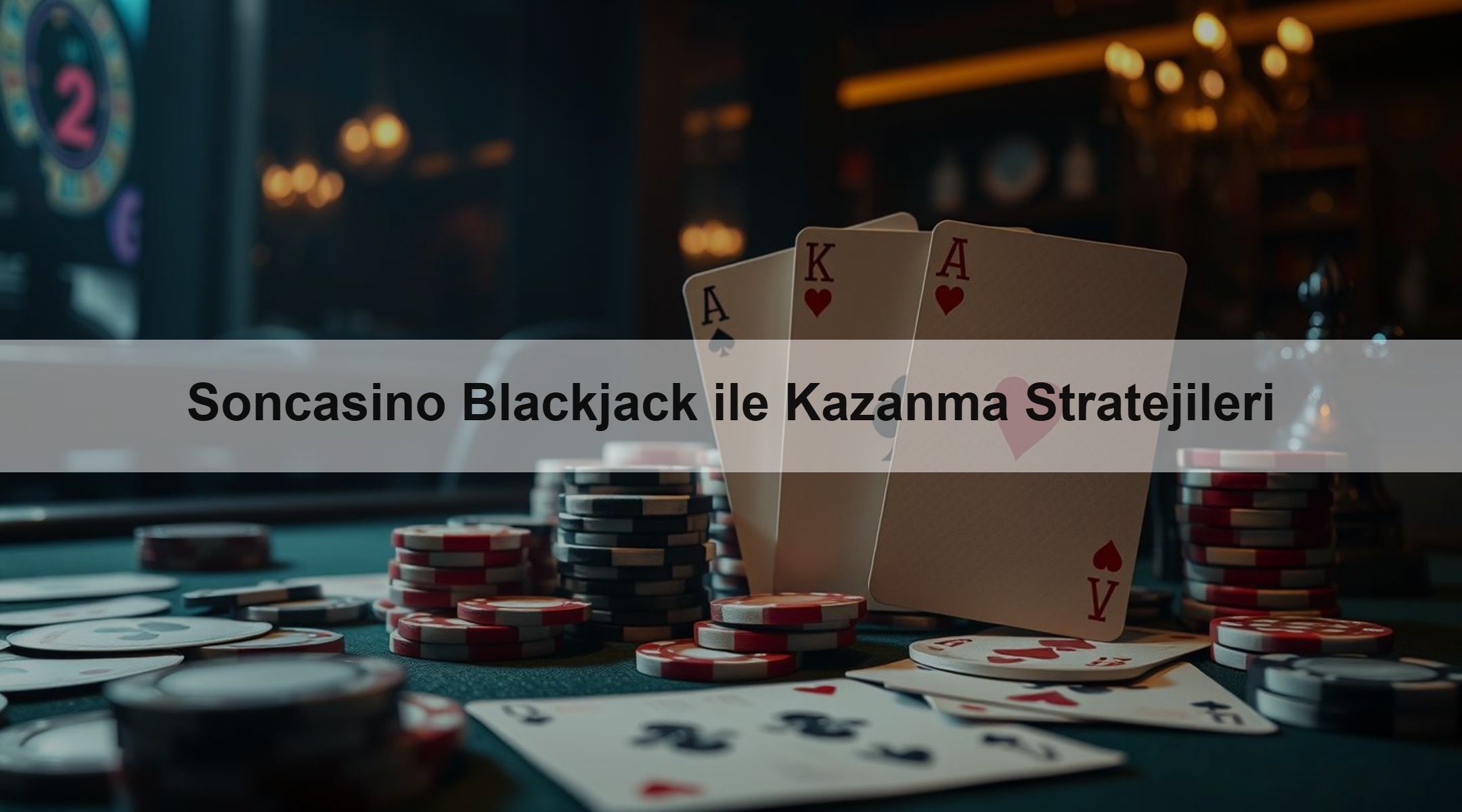 Soncasino Blackjack ile Kazanma Stratejileri